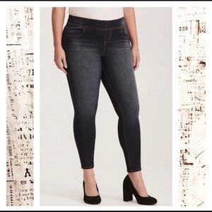 Torrid Lean Jean Elastic Waist - Jeggings denim